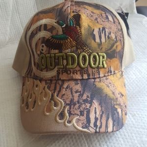 PHEASANT OUTDOOR SPORTS CAMO  & KHAKI BALL CAP NEW